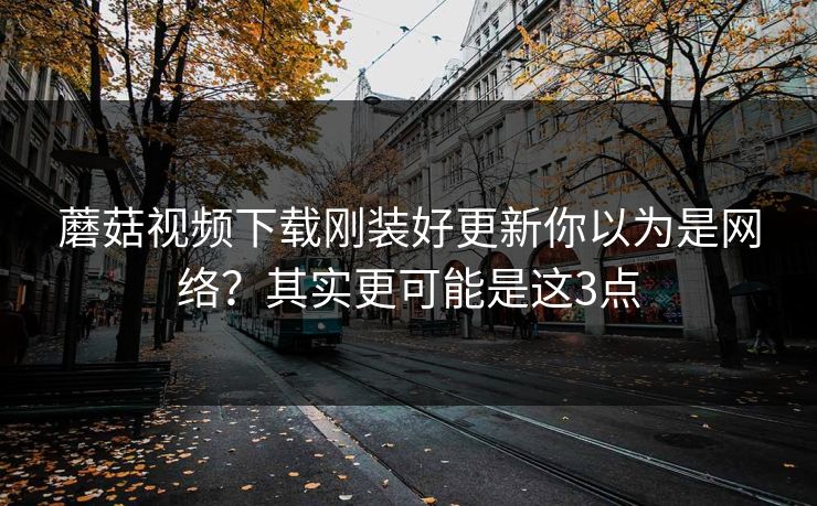 蘑菇视频下载刚装好更新你以为是网络？其实更可能是这3点