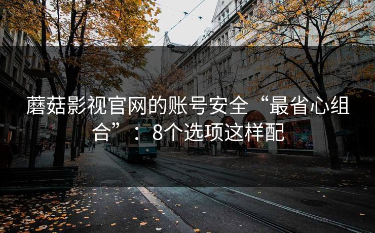 蘑菇影视官网的账号安全“最省心组合”：8个选项这样配